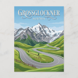 Großglockner High Alpine Road Austria Postcard