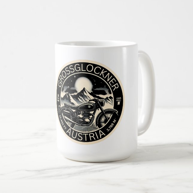 Grossglockner High Alpine Road austrian alps motor Coffee Mug (Front Right)