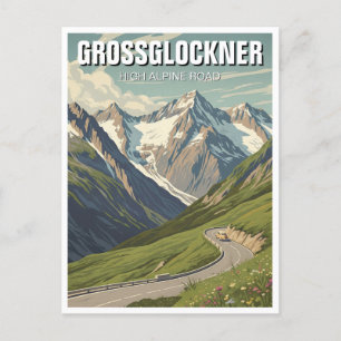Grossglockner High Alpine Road Postcard