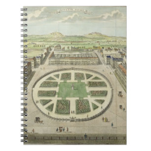 Grosvenor Square, for 'Stow's Survey of London', p Spiral Notebook