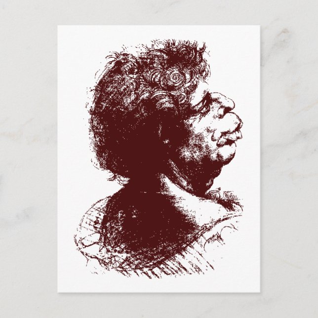 grotesque man postcard (Front)