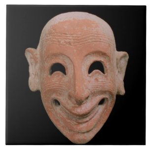 Grotesque mask, from Motya, 6th century BC (terrac Tile