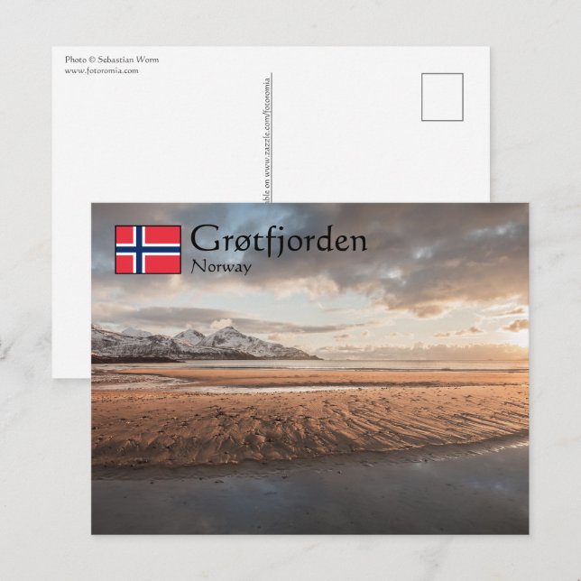 Grotfjorden Norway Postcard (Front/Back)