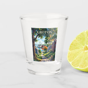 Groton, Connecticut, USA USA Shot Glass