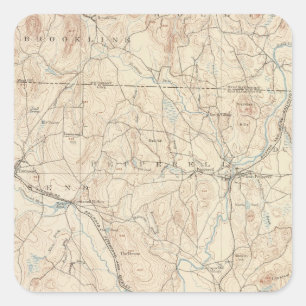 Groton, Massachusetts Square Sticker