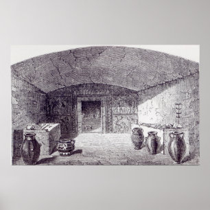 Grotta Campana at the time of its discovery Poster