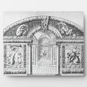 Grotto design from 'The Gardens of Wilton', publis Plaque