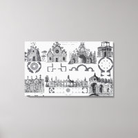 Grotto designs from 'Jardins Anglo-Chinois' by Geo