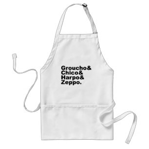 Groucho & Chico & Harpo & Zeppo Standard Apron
