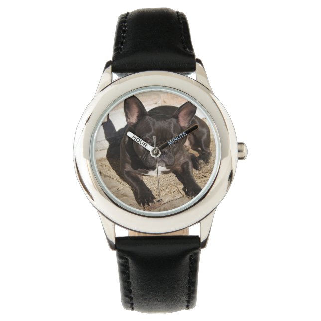 Grouchy French Bulldog Watch (Front)