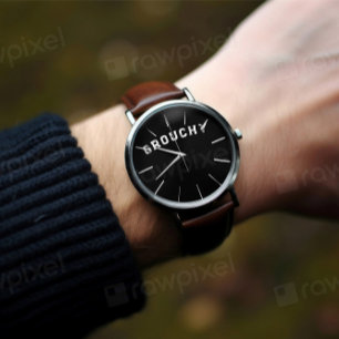 Grouchy Mood Funny Quote Watch