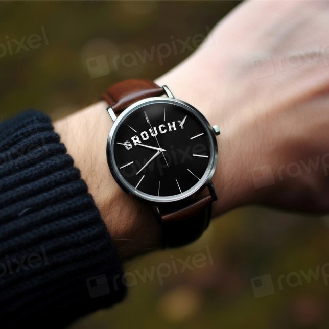 Grouchy Mood Funny Quote Watch (Creator Uploaded)