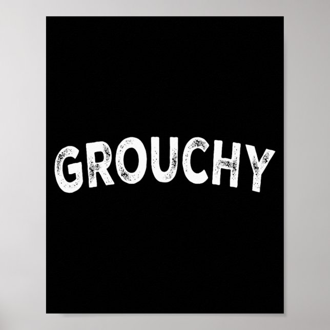 Grouchy  poster (Front)