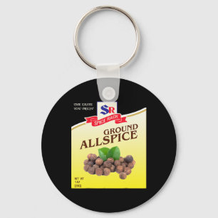 Ground Allspice Halloween Costume Unique Fun Foodi Key Ring