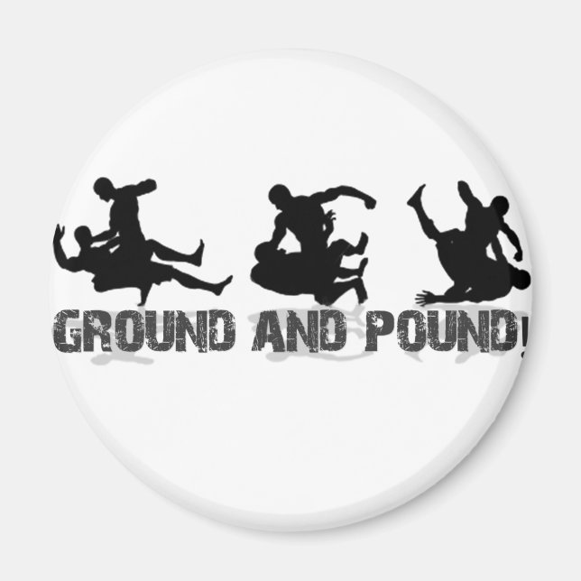Ground and Pound Line Magnet (Front)