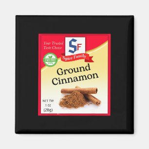 Ground Cinnamon Condiment Holiday Spice Group Cost Magnet
