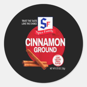 Ground Cinnamon Halloween Sce Costume Group Matchi Classic Round Sticker