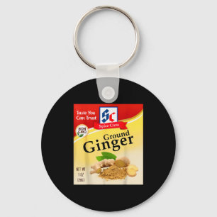Ground Ginger Condiment Costume Holiday Sce Costum Key Ring