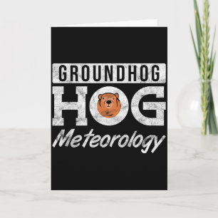 Ground Hog Groundhog Meteorology _3 Card