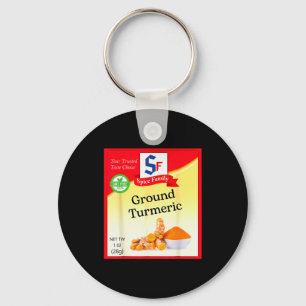 Ground Turmeric Condiment Costume Holiday Sce Cost Key Ring