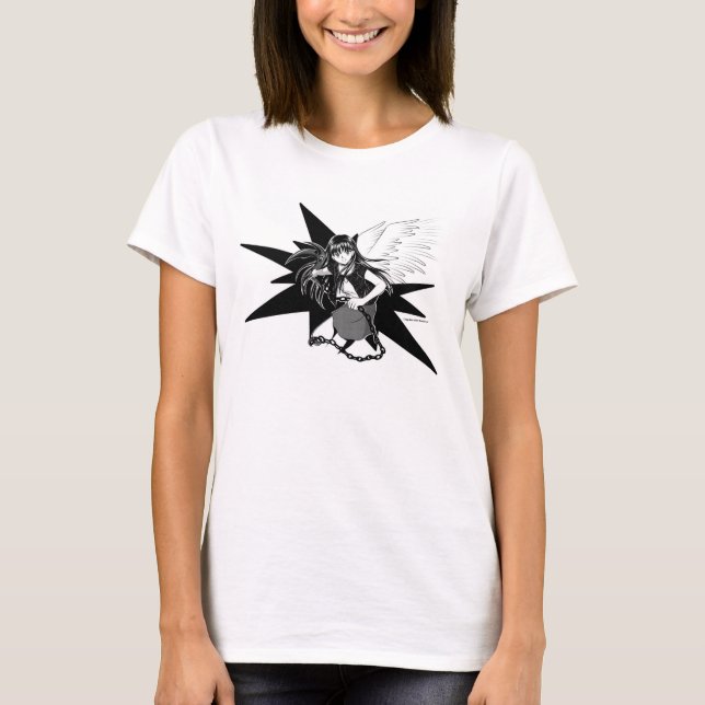 Grounded Angel: Gloria Baby Doll T-Shirt (Front)