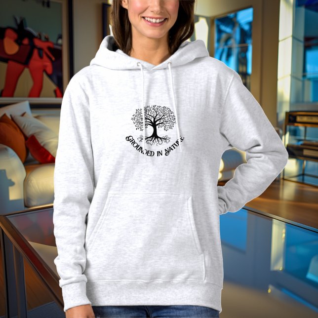Grounded in Nature Tree of Life – Natural  Mindful Hoodie (Creator Uploaded)