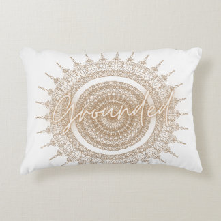 Grounded Mandala Pillow