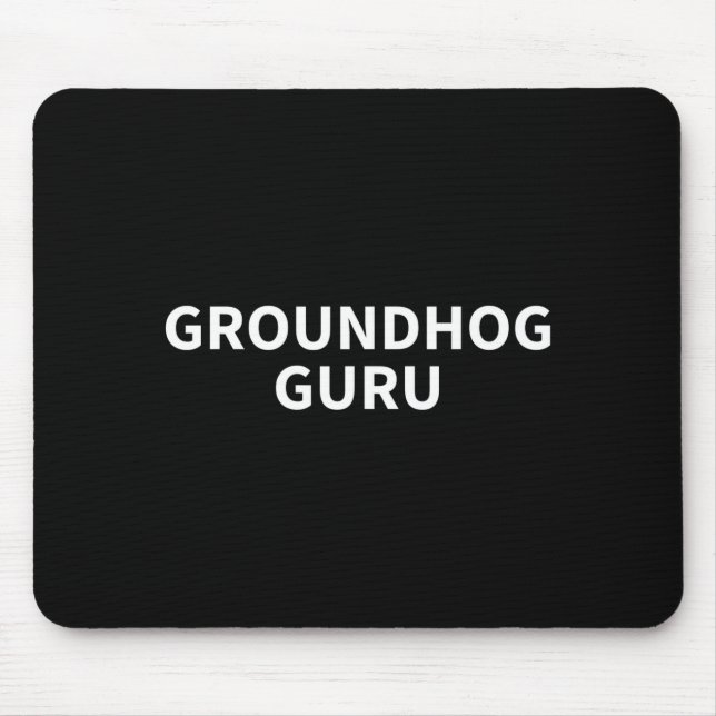 Groundhog Apparel - Funny Cute Groundhogs Lover De Mouse Pad (Front)