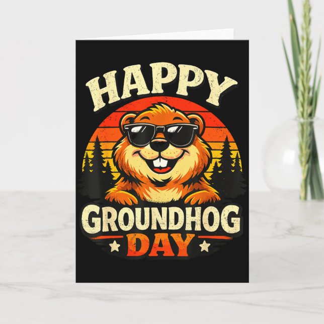 Groundhog  card (Front)