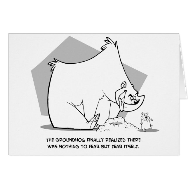 Groundhog Card (Front Horizontal)