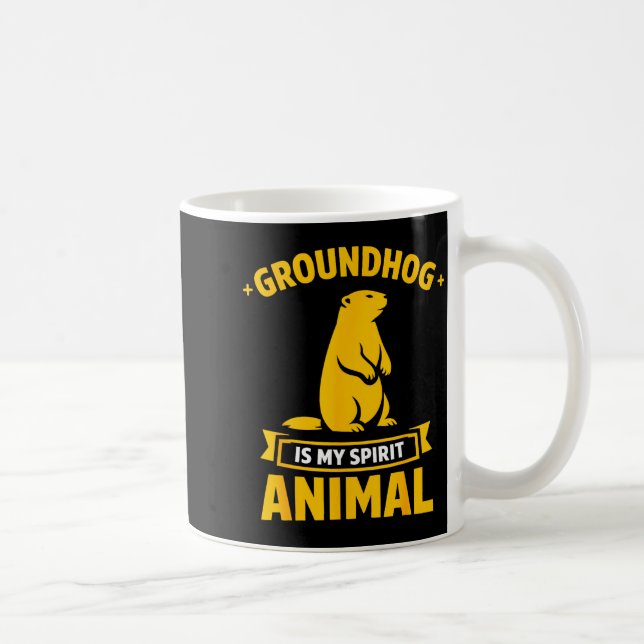 Groundhog  coffee mug (Right)