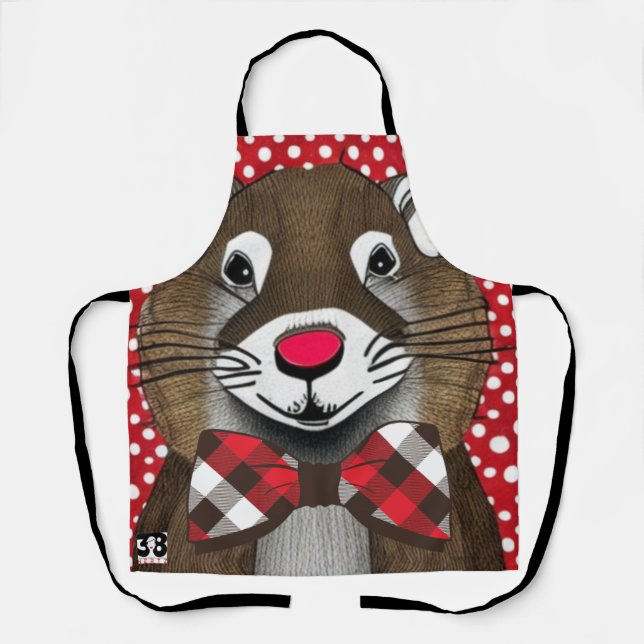 Groundhog Collection Apron (Front)