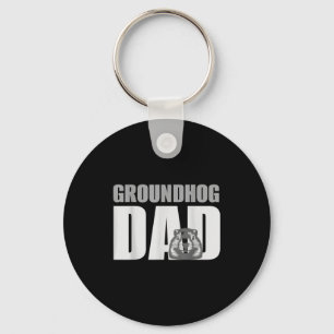 Groundhog Dad Shirt Groundhog Lover Groundhogs _1 Key Ring