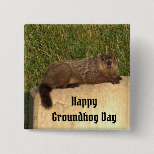 Groundhog Day Button