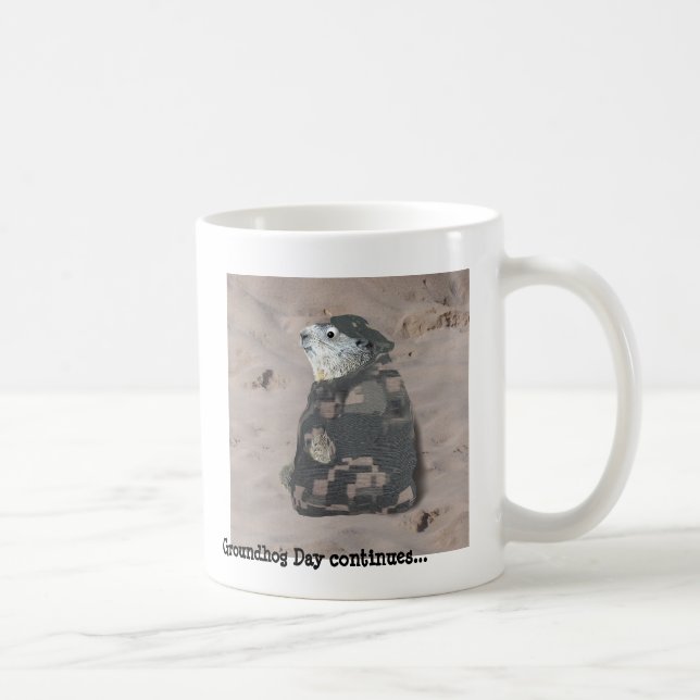 Groundhog Day Continues... Coffee Mug (Right)