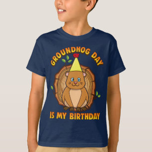 Groundhog Day Is My Birthday T-Shirt