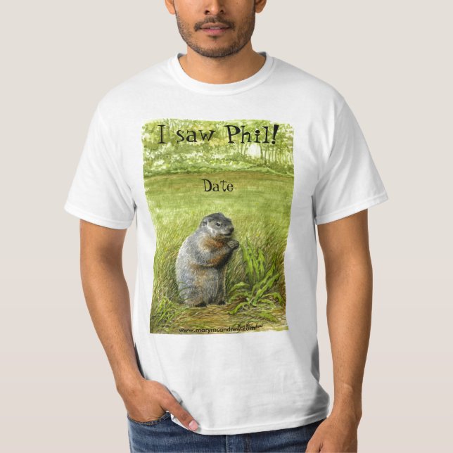 Groundhog Day Phil T-shirt (Front)