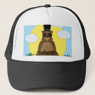 Groundhog day trucker hat
