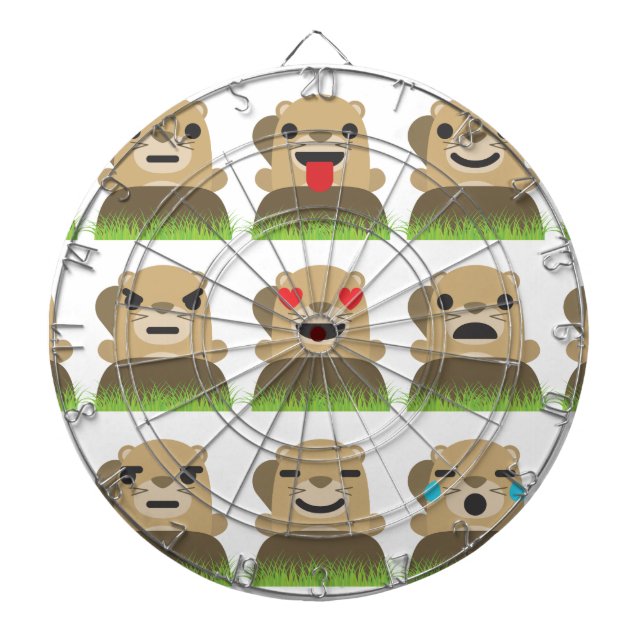 groundhog emojis dartboard (Front)