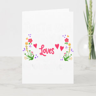 Groundhog Just A Girl Who Loves Groundhogs Card