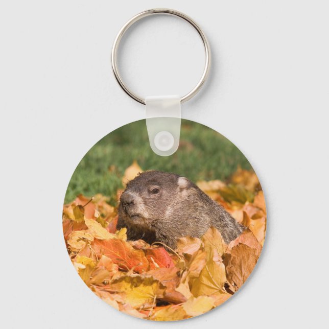 Groundhog Key Ring (Front)