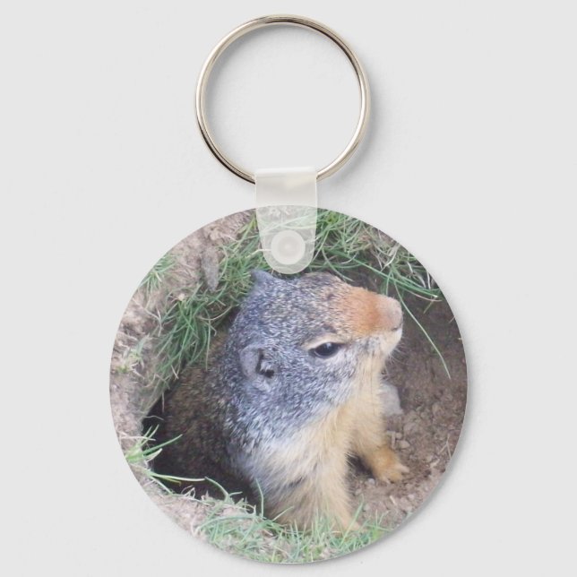 Groundhog  keychain (Front)