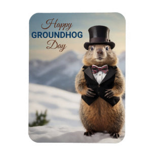 Groundhog magnet
