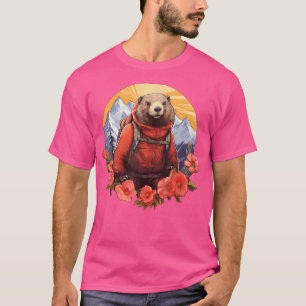 Groundhog Mountaineering Hiking Marmots T-Shirt