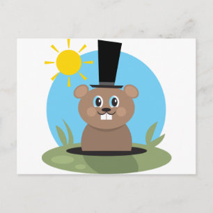 Groundhog Postcard