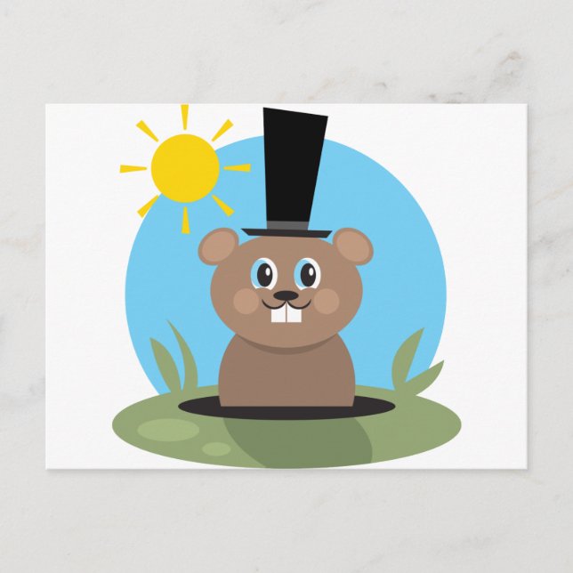 Groundhog Postcard (Front)