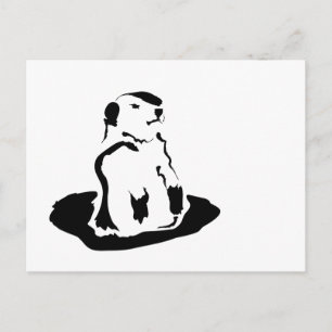 groundhog postcard