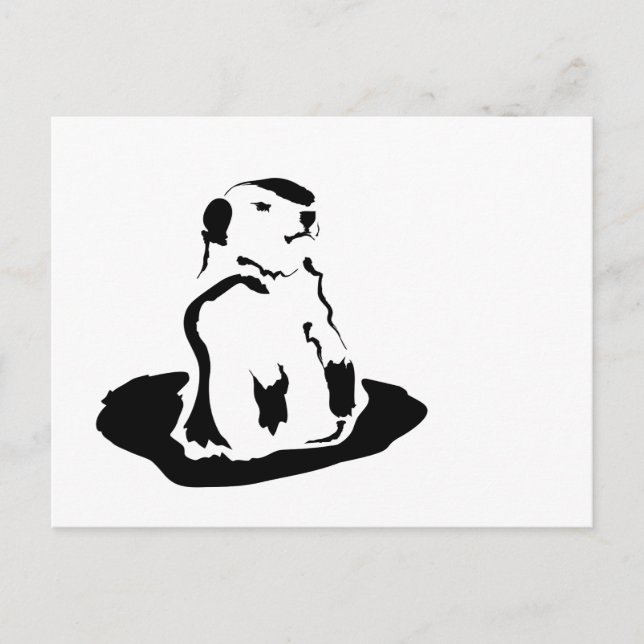 groundhog postcard (Front)