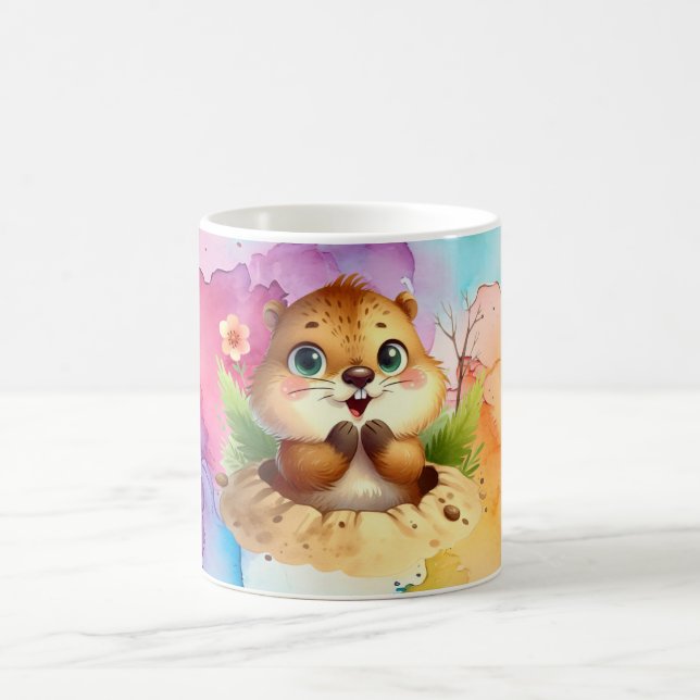 Groundhog Themed Coffee Mug (Center)