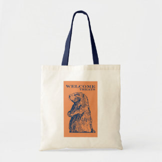 groundhog tote bag